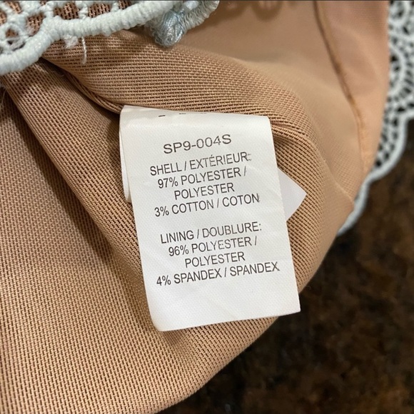 Self-Portrait Teardrop Guipere Paneled Mini Dress - Picture 6 of 8